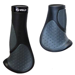 Griffe Velo ATTUNE Paar 135/92 mm, schwarz/grau - Produktbild - 1