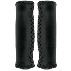 Velo Griffe Retro Echtleder schwarz 125 mm 125 mm - Produktbild - 1
