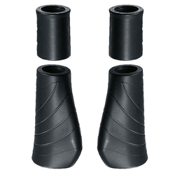 Griffe Reno Paar 92+43/92+43 mm, schwarz - Produktbild - 1