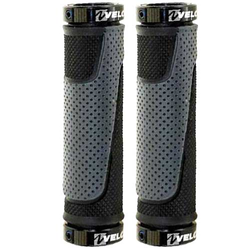 Griffe VELO MTB D3 Paar 130/130 mm, schwarz/grau - Produktbild - 1