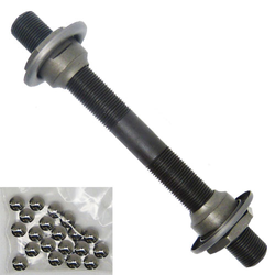 Vorderradachse 9,0mm L=130mm mit Kugeln + Staubdeckel - Produktbild - 1