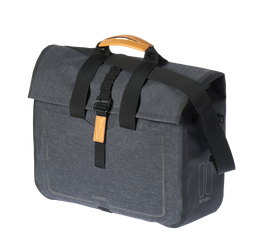 Businesstasche Basil Urban Dry charcoal mel,20ltr,37x14,5x38cm,wasserd. - Produktbild - 1