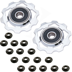 50-205-0-307710-307710.jpg Schaltwerkrollen Alu 10Zähne silber /Paar - Produktbild - 2