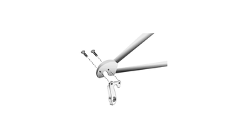 Schaltauge inkl. Schrauben auf Karte GH-173 - Produktbild - 3