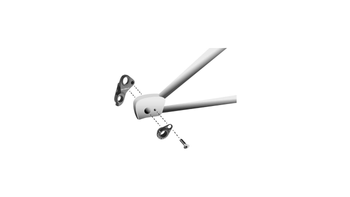 Schaltauge mit Schrauben und Achskappe GH-182 - Produktbild - 2