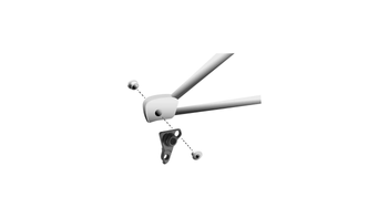 Schaltauge inkl. Schrauben auf Karte GH-184 - Produktbild - 2