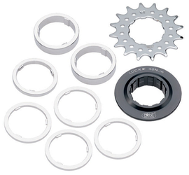 Single Speed Ritzel / Distanzring-Set 16 Zähne - Produktbild - 1