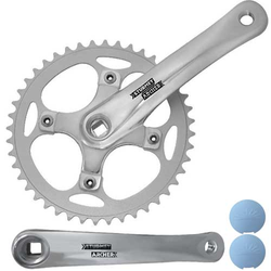 Kurbelsatz FCS720 42 Zähne 170 mm, silber, ohne Kettenschutz - Produktbild - 1 Kurbelsatz FCS720 42 Zähne 170 mm, silber, ohne Kettenschutz - Produktbild - 1