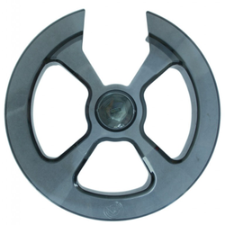 Kettenschutzscheibe Hebie 326E5 für 48 Zähne, schwarz/transparent - Produktbild - 1
