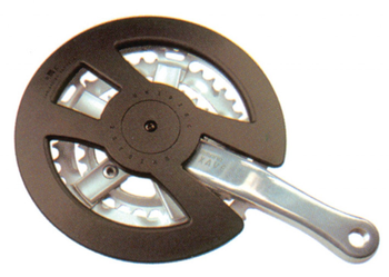 Kettenschutzscheibe Unidisc bis 48 Zähne, schwarz, f. mehrfach-KRG - Produktbild - 1