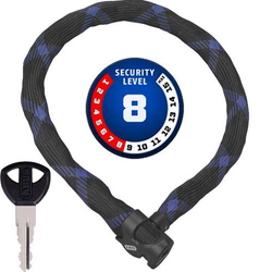 Abus Kettenschloss IVERA Chain 7210 schwarz/blau 110cm - Produktbild - 3