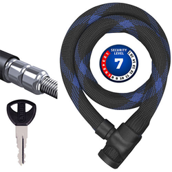 Abus IVERA Steel O Flex 7200 110 cm Panzerkabelschloss schwarz blau - Produktbild - 2