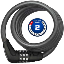 Abus Spiralkabelschloss STAR 4508C schwarz 150cm - Produktbild - 2