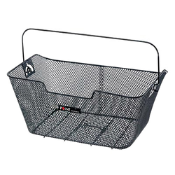 Gepäckträger-Korb 40 x 28 x 18 engmaschig, schwarz - Produktbild - 1
