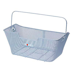 Gepäckträger-Korb 40 x 28 x 18 engmaschig, silber - Produktbild - 1 Gepäckträger-Korb 40 x 28 x 18 engmaschig, silber - Produktbild - 1