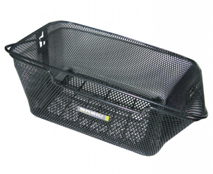 Hinterradkorb Basil Capri 30,5x34,5x18cm, sw, engmaschig, abgesch - Produktbild - 1