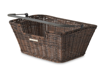Hinterrad-Korb Basil Capri Flex 32x41,4x19,5cm, braun, feinm., Rattan - Produktbild - 1