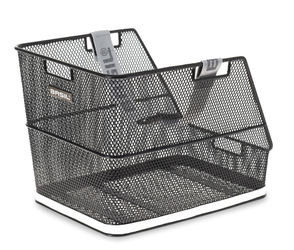 Basil Gepäckträgerkorb CLASS schwarz 38 x 31 x 27 cm stabiler Fahrradkorb aus Metall, wasserdicht und vielseitig nutzbar - Produktbild - 1