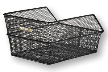 Hinterradkorb Basil Cento S Schultasche schwarz, 31x21 x9 cm, engmaschig - Produktbild - 1