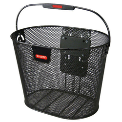 Vorderradkorb Oval Plus engmaschig, schwarz - Produktbild - 1 Vorderradkorb Oval Plus engmaschig, schwarz - Produktbild - 1