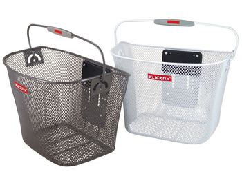 Vorderradkorb KLICKfix 26x35x25cm,anthra,engmaschig, o. Adapter - Produktbild - 1