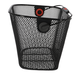Vorderradkorb KLICKfix Unilux 35x25x26cm, schwarz, engmaschig - Produktbild - 2