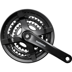 EFCTY501C888CLB-310810-310810.jpg SHIMANO Kurbelgarnitur TOURNEY FC-TY501 6-fach/7-fach/8-fach 170 mm 48-38-28 Zähne - Produktbild - 1