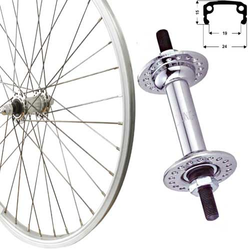 Vorderrad 20" silber Kasten-Alu, Stahlnabe - Produktbild - 1