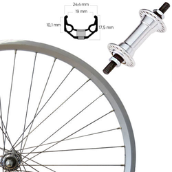 vorderrad-28-silber-zac19-alunabe310853-310853-310853.jpg Vorderrad 28" silber ZAC19, Alunabe - Produktbild - 1