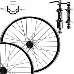 Radsatz 26" Cs-9-Ss Schwarz Zac19De, Deore 610 - Produktbild - 1