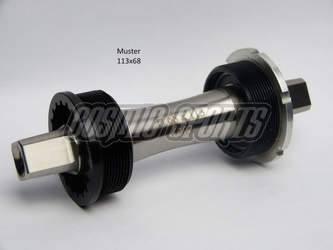White Industries Titanium Innenlager, 4-Kant, 113x73mm - Produktbild - 1