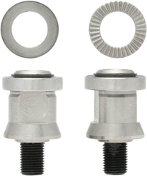 Surly Trailer Hitch Mount Axle Nuts Nuts Fahrradanhänger Kupplung für 10x1 Achsen und Troll/Ogre/ECR, silver - Produktbild - 1