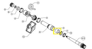 CRANKBROTHERS PEDAL BEARING NEEDLE PEDAL NADELLAGER, 10X14X12MM - Produktbild - 1