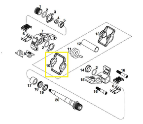 Crankbrothers Pedal Wing Flügel, Außen, Candy, Level 11, Ti - Produktbild - 1