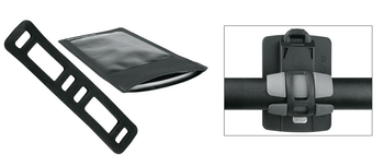 Smartphonehalter SKS Smartboy schwarz, Kunststoff, inkl. Tasche - Produktbild - 1