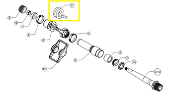 Crankbrothers Pedal Spring Feder Red - Produktbild - 1