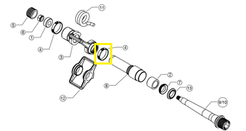 Crankbrothers Pedal Color Ring Farbring, Eggbeater, Level 2+3+11 Gold - Produktbild - 1