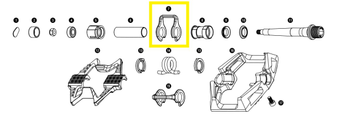 Crankbrothers Pedal Wing Flügel, Innen, Double Shot - Produktbild - 1