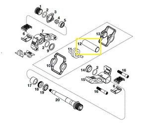 CRANKBROTHERS PEDAL SLEEVE CANDY/EGGBEATER, LEVEL 1+2+3 - Produktbild - 1
