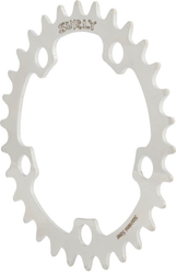 Surly Ring Edelstahl Kettenblatt, 110 BCD, 5-Loch, 46 Z., bis 9-fach, silver - Produktbild - 1