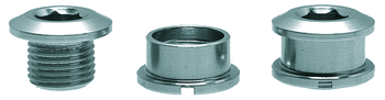 Problem Solvers Kettenblattschrauben und -muttern, 8mm, 2-fach, 5 Stk., Aluminium, silver - Produktbild - 1