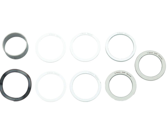 Problem Solvers BB30/PF30 Innenlager Adapter, GXP Kurbelachse black/silver - Produktbild - 1