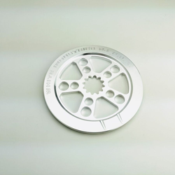 White Industries ENO17 Direct Mount Singlespeed Bashguard/Kettenblatt, 34 Z., polished silver - Produktbild - 1