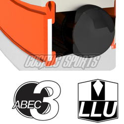 Enduro Bearings 3001 LLU ABEC 3 Double Row Lager, 12x28x12 - Produktbild - 2