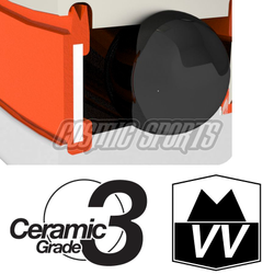 Enduro Bearings CO MR 2437 VV Zero Ceramic Lager, 24x37x7 - Produktbild - 2