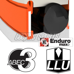 Enduro Bearings 6901 LLU ABEC 3 MAX Black Oxide Lager, 12x24x6 - Produktbild - 1