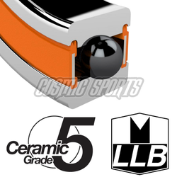 Enduro Bearings 18307 CH MR LLB C3 ABEC 5 Ceramic Hybrid Lager, 18x30x7 - Produktbild - 1