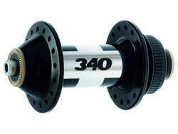 32528-340-cl-32528.jpg DT Swiss DT 340 Disc Center Lock Vorderradnabe 32 Loch 100 mm Silber Aufkleber - Produktbild - 1