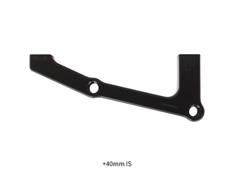 Paul Component Scheibenbremsadapter IS, 40mm, VR 200mm/ HR 180mm, black - Produktbild - 1