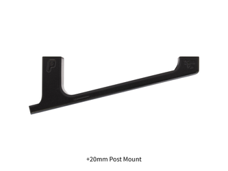 Paul Component Scheibenbremsadapter PM, 20mm, VR 180mm/ HR 160mm, black - Produktbild - 1